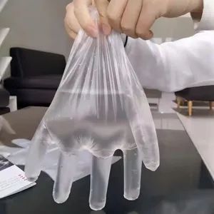 PE Disposable Plastic Gloves for Food Handing Kitchen Industry - Image 4