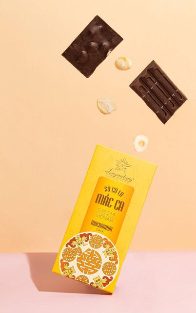High Quality Single Origin Viet Nam Chocolate bar - Dark 72% Cocoa & Macadamia for Gifting - Image 2