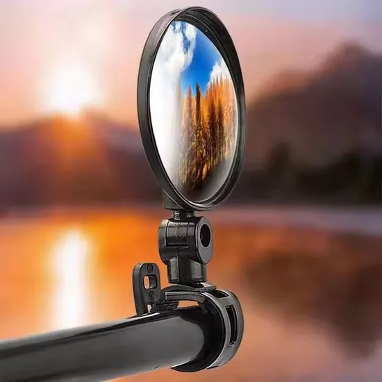 Bicycle Accessories Convex Mirror Round Bike Rear View Mirror Cheap Bicycle Side Mirrors for Handlebars 3cm Lens - Image 3