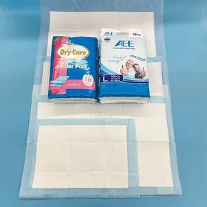 Bed Protection Premium Nursing Pads Color Blue MOQ 10,000 Pieces Origin Fujian, Cn HS Code 960900000 Model NO. HFTUP-09 Sterile Not Sterile - Image 1