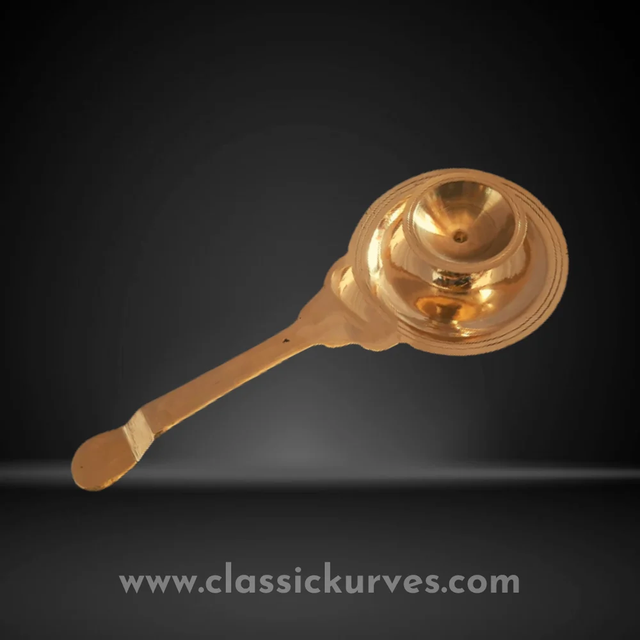 Brass kumul aarathi stand Price 156 Material Brass Is it Pure Yes Net Quantity 1 Weight Small 30g Suitable For Home Weight Large - Image 3
