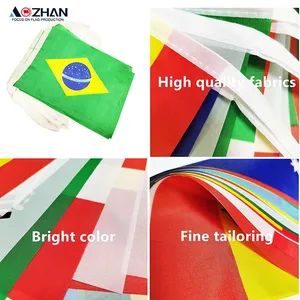 High Quality Custom Print Canada String Austrilia Bunting Flags - Image 4