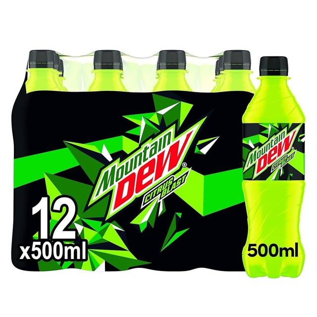 Top Quality Mountain Dew, Carbonated Soft Drink, Plastic Bottle, 500ml x 24 Buy Online at Best Price - Image 3