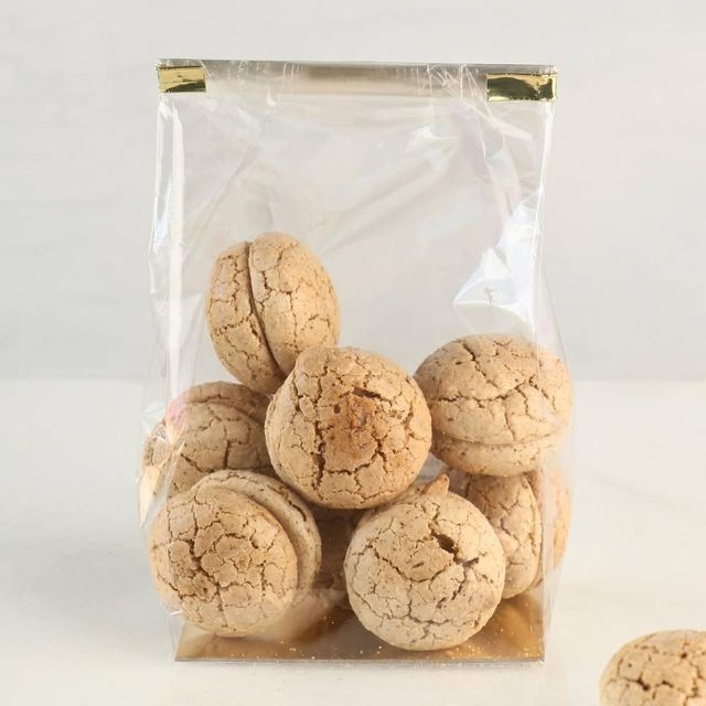 Big Hazelnut Macaroon Acibadem 1 Pcs Natural Ingredient Turkish Made Confectionery 120 Gr Pet Packaging - Image 3