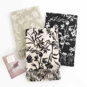 Cross-Border New Couple Cashmere-Like Scarves Origin China Style Leisure Model NO. sam Age Group All Gender Women's Trademark - Image 3