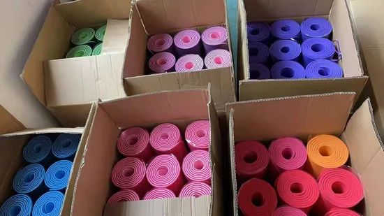 Eco Friendly 10mm Home Exercise Gym Workout Sports Non Slip Custom Fitness Branded TPE PU Yoga Mat - Image 3