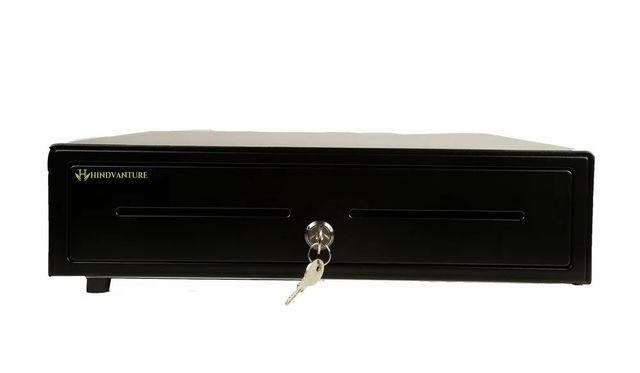 Cash Drawer machine - Delhi Material Alloy Steel Color Black And White Brand Hindvantureindia Special Feature Durable Control Type Key - Image 1