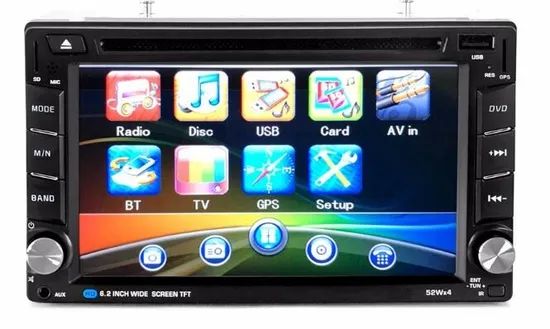 2 DIN Universal Car DVD Player with 6.2 Inch Screen GPS Navigation System - Image 2