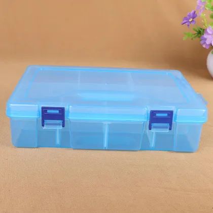 16 Grid Plastic Adjustable Jewelry Organizer Box Storage Container Case - Image 2