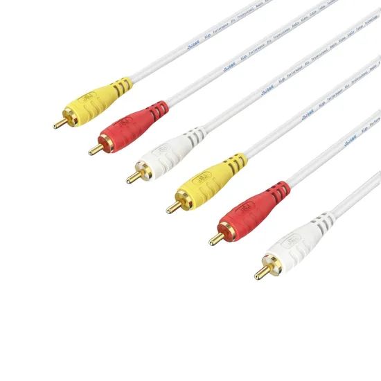 2RCA Audio-Video Receivers Car Speakers Cable Brand Jsj Origin China Model NO. AV Connector RCA Trademark JSJ/OEM HS Code - Image 6