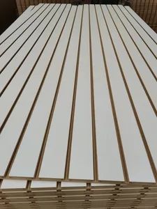 MDF Wave Board Designs for Wall Decoration Thickness 18mm Size 1220*2440mm Trademark JH WOOD HS Code 4412321090 Material Wood - Image 2