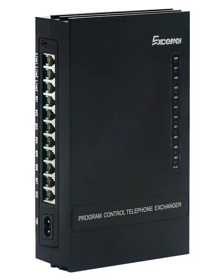 Telephone Exchange 2 Co Lines 8 Extensions Ogm Yes Co Lines 2 Origin China Caller ID Yes Model NO. MD208 Extension Lines - Image 1