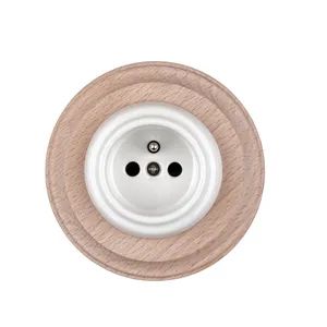 Ceramic European Flush Mounted French Wall Socket - Image 3