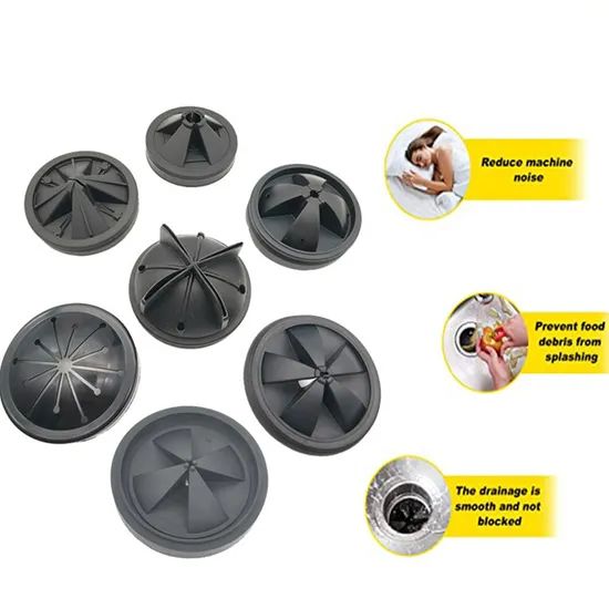 B87n60 04 87mm Rubber Replacement Garbage Disposal Splash Guard with Steel Ring - Image 4
