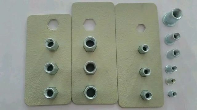 Mild Steel (MS) Insert Nut Finish Superior Strength Optimum Durability Enhanced Is It Rust Proof Yes Surface Finishing - Image 1