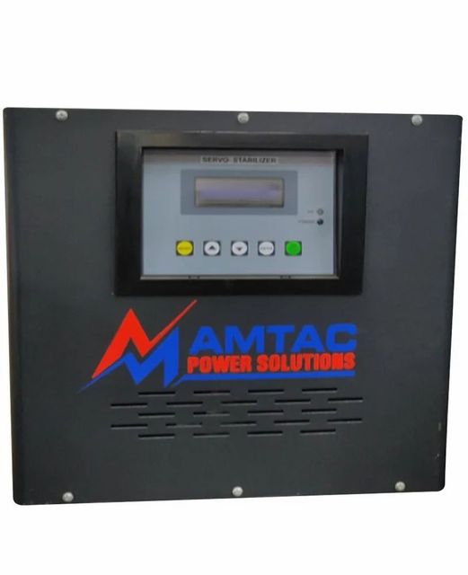 10 Kva Single Phase Servo Stabilizer Usage/Application Industrial, Commercial and Residential Phase Single Phase Cooling Type Air Cooled - Image 3