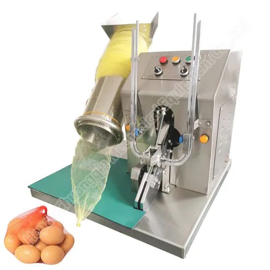 Garlic Packing Net Bag Machine Fruit Net Packing Machine Net Bag Sealing Clipping Packing Machine Mesh Net Bags Packing Machine Garlic Mesh Bag Packing Machine - Image 5