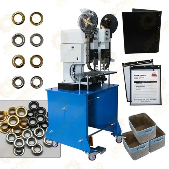 Automatic Electric Double-Head Eyelet Machine for Paper Bags Servo Core Motor Component Grommet Punching Machine - Image 4
