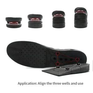 Breathable PU Air Cushion Invisible Height Increasing Shoe Insole - Image 6