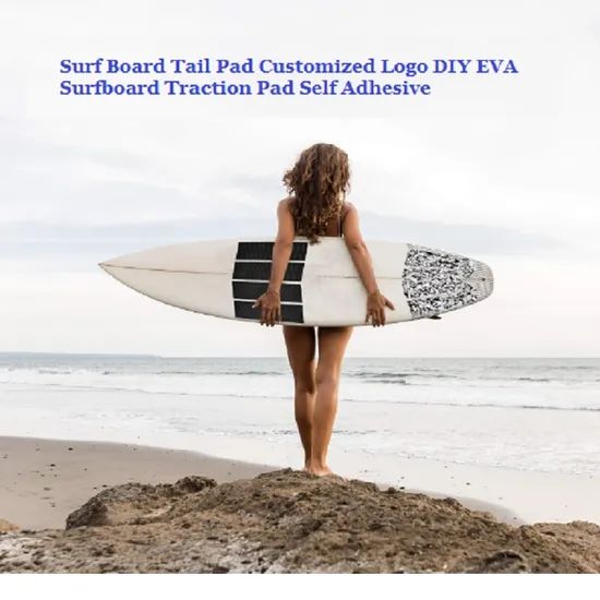 Surf Board Tail Pad Customized Logo DIY EVA Surfboard Traction Mat - Image 5