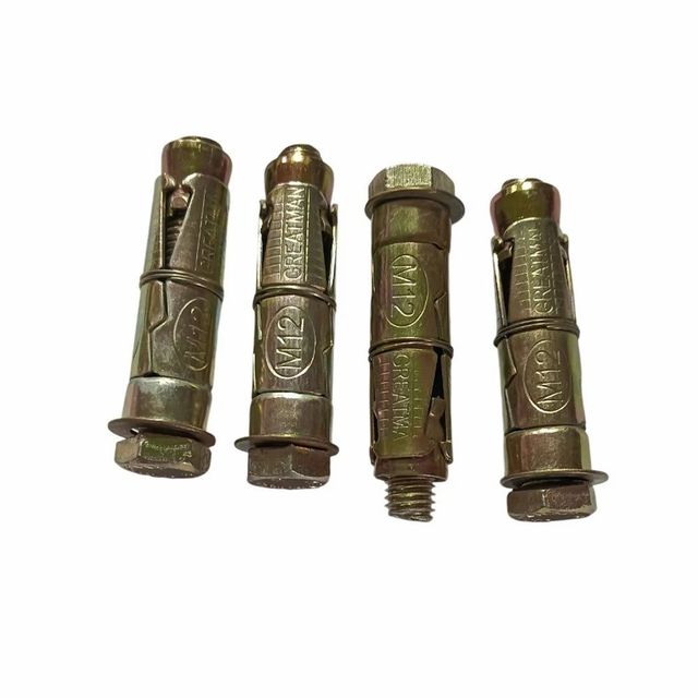 Brass M12 Anchor Fasteners, Length: 4.0 Inch Standard ISO Length 4.0 inch Material Grade Brass Coating Anti-corrosion - Image 4