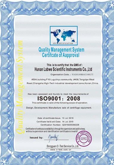 Laboratory Centrifuge Origin China Weight 35kgs Max Rcf 4650xg Model NO. BT5C Material Steel Trademark labwe Timer - Image 5