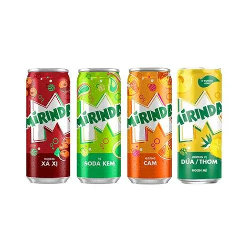 Mirinda Soft Drink Carbonated Drink 320ml - Mirinda Drink from Vietnam - Image 1
