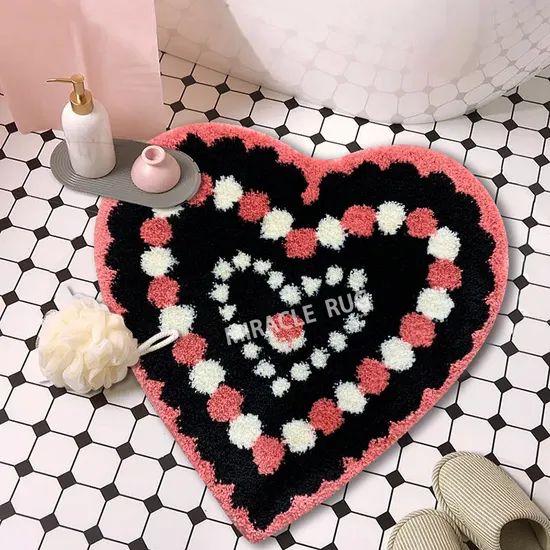 Washable TPR Rubber Rugs Absorbent Door Mats Runner Kitchen Mats Indoor Sublimation Rug - Image 1