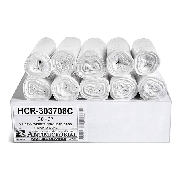 Aluf Plastics High Density Trash Bags Heavy Duty Commercial Garbage Bags - Image 1