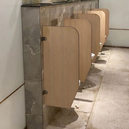 Laminated HPL Toilet Urinal Partitions Cubicles - Image 5