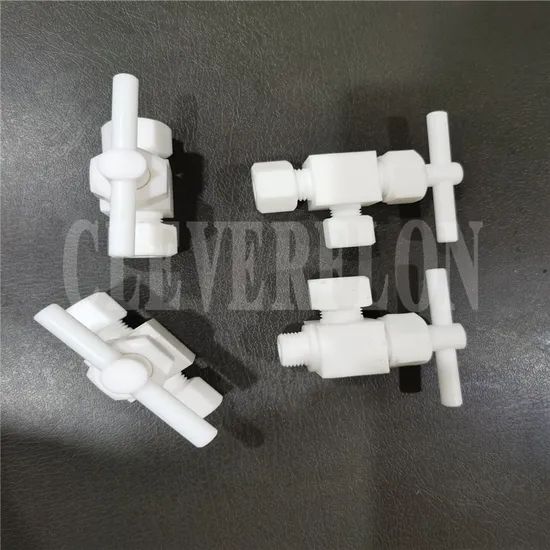 High Performance Corrosive Resistance PTFE Needle Valves Origin China Trademark NONE Model NO. JFCLP Connection Form Ferrule - Image 1