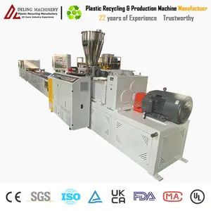Advanced Plastic Extruder for HDPE, PP, and PVC Tubes Exhaust Exhaust Max Width 600mm Screw Twin-Screw Trademark DELING HS Code 8477109000 - Image 1