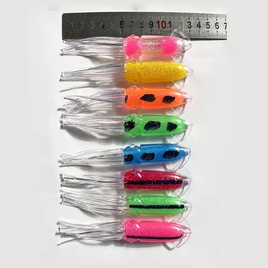 Squid Bait 10cm Customized Soft Plastic Octopus Fishing Lure Material PVC Origin China OEM Available HS Code 95079000 Trademark - Image 3