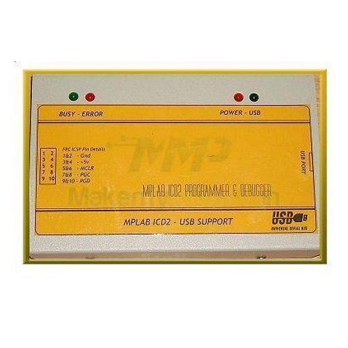 MPLAB ICD2 USB Programmers, 220 V Voltage 220 V Warranty 1 Year Usb Interface Yes Model Number ICD2 Diagnostic Leds Yes Usb Adapter - Image 1