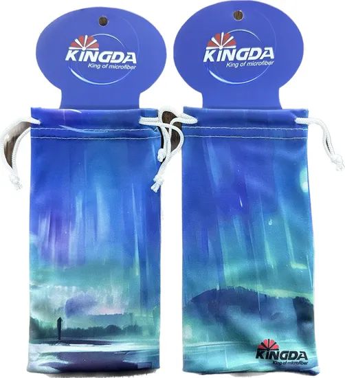 Microfibre Drawstring Eyewear Sunglasses RPET Pouch Series-3-4 - Image 6