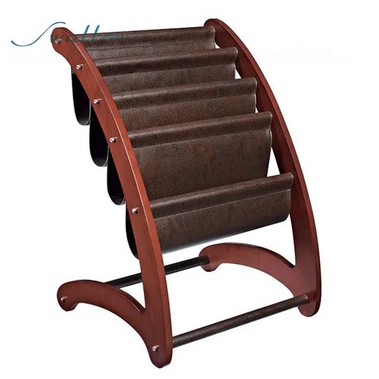 Display Hotel Information Rack, Catalogue & Reference Racks, Hotel Metal Newspaper Rack Magazine Display Stand - Image 4