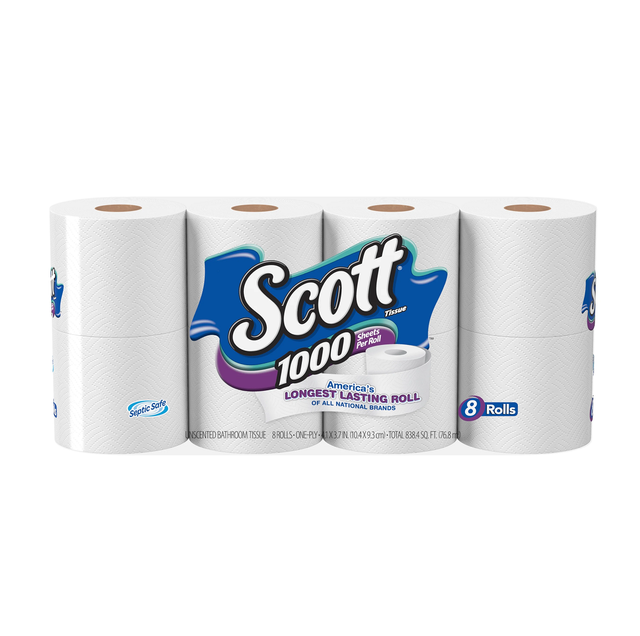 Wholesale Price Supplier Scott 1000 Sheets Per Roll Toilet Paper, 4 Rolls, Bath Tissue - Image 4