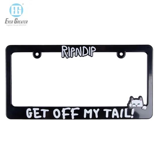 Custom Acrylic Chrome License Plate Frames - Image 1
