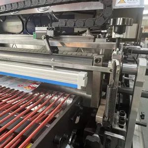 Sk Professional Bus Type Plastic Small Three Side Sealing Plastic Candy Bag Production Automatic Pouch Making Machine - Image 5