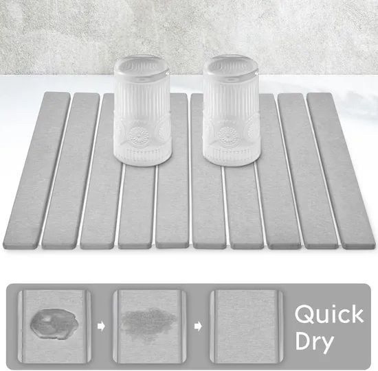 Large Stone Dish Drying Mats for Kitchen Counter - Image 2