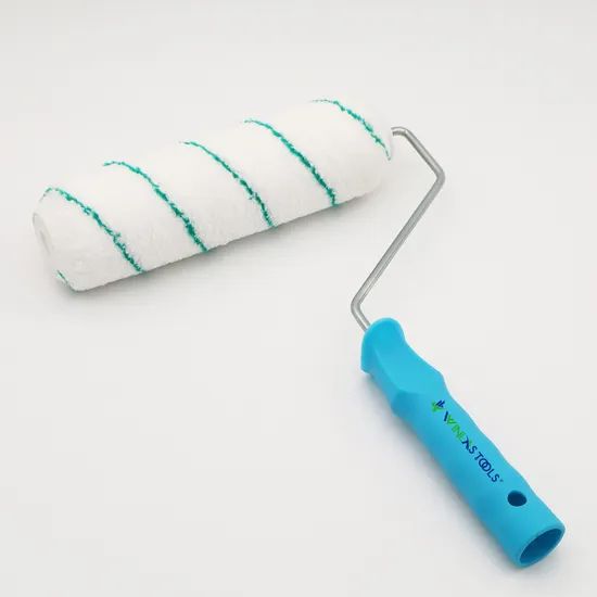 Customized Size Stable Professional Decorative Paint Rollers Brush with Plastic Handle - Image 1