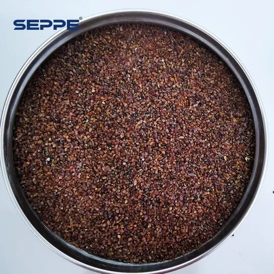 High Density Natural Garnet for Water Filter Treatment Origin China Model NO. SGR Color Reddish Trademark SEPPE Certificate SGS - Image 4