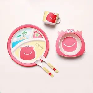 Customized Kids Dinnerware Bamboo Tableware Sets Samples Free Origin China Trademark DAFU Shape Cylinder Bowl Wide Mouth - Image 4