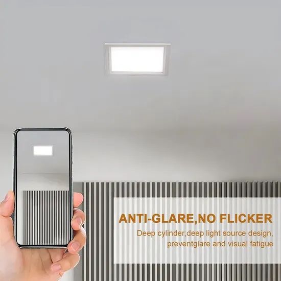 Shiny Shock Resistant Gp Lp 002 Square LED Panel Lights for Hospital ...