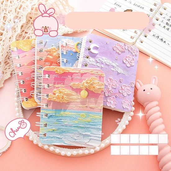 Fun and Colorful A7 Pocket Notebooks for Creative Learners Size A7 MOQ 100PCS Weight 200g Style Printed Materials Paper Trademark - Image 4
