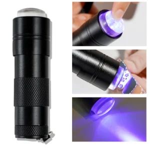 Mini UV LED Light UV LED Flashlight Lamp Nail Dryer for Gel MOQ 50 PCS Material Metal Type LED Light Certification CE Model NO. - Image 1