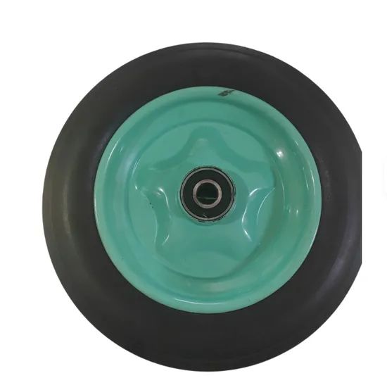 8 Inch Solid Rubber Wheelbarrow Wheel Suitable for Unicycle Mini Generator Garbage Can - Image 2