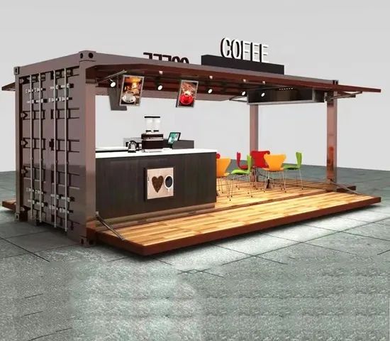 Container Bar Kitchen Cafe Container Coffee Shop 20 FT Container Restaurant - Image 5