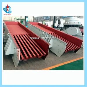 Customized Vibrating Grizzly Feeders for Limestone Origin China Model NO. GZT Width 500-2000mm Trademark Guofeng Motor Power(kw) 10~20 - Image 4