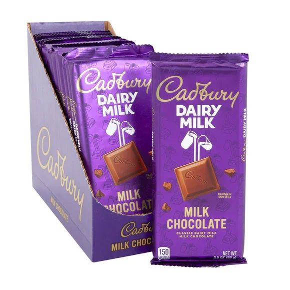 CADBURY DAIRY MILK Milk Chocolate Candy Bars, 3.5 oz (14 Count) - Image 3